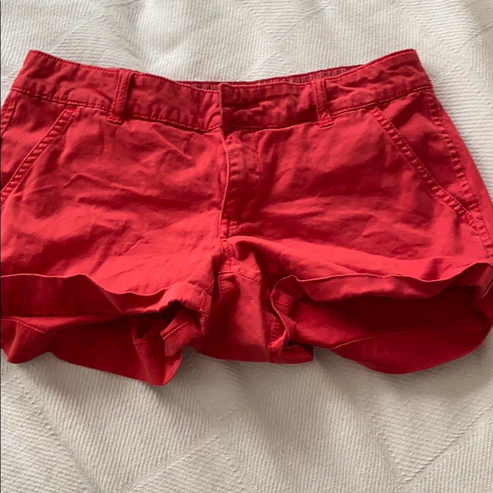 Red shorts